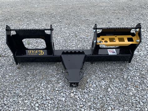 rear hitch for skid steer|skid steer hitch receiver attachment.